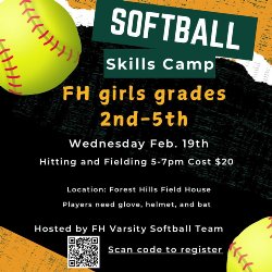 2-5 softball skills camp