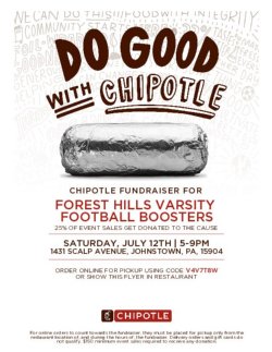 Chipotle fundraisee